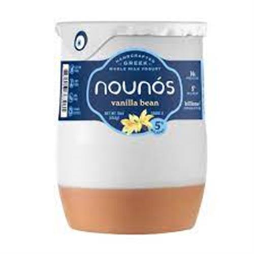 Nounos Whole Milk Greek Yogurt Vanilla Bean 16 Oz